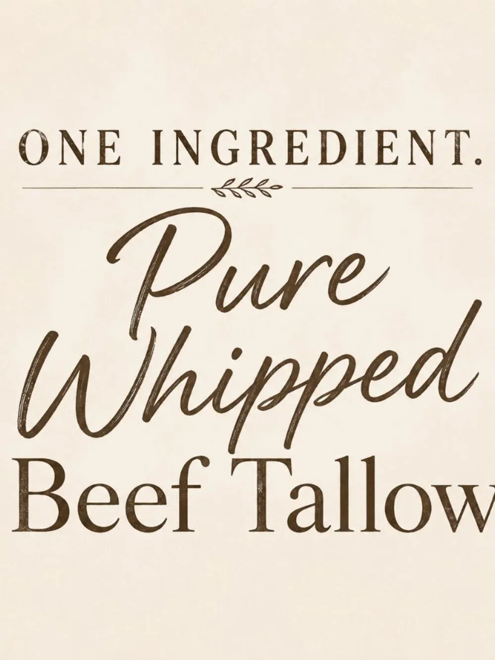 100% Pure Whipped | Beef Tallow | Moisturizer Unscented Face & Body Lotion 9 oz